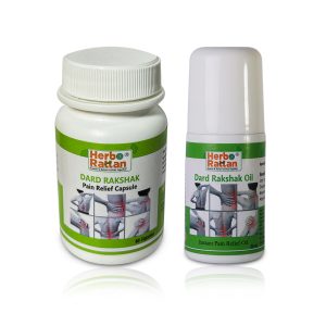 Rajni herbal Herbo Rattan Dard Rakshak Oil – 50ml + Dard Rakshak Pain Relief Capsule – 60 Capsules