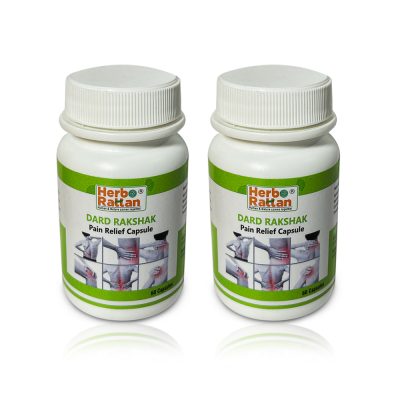 Rajni herbal Herbo Rattan Dard Rakshak Pain Relief Capsule – 60 Capsules (Pack of 2)