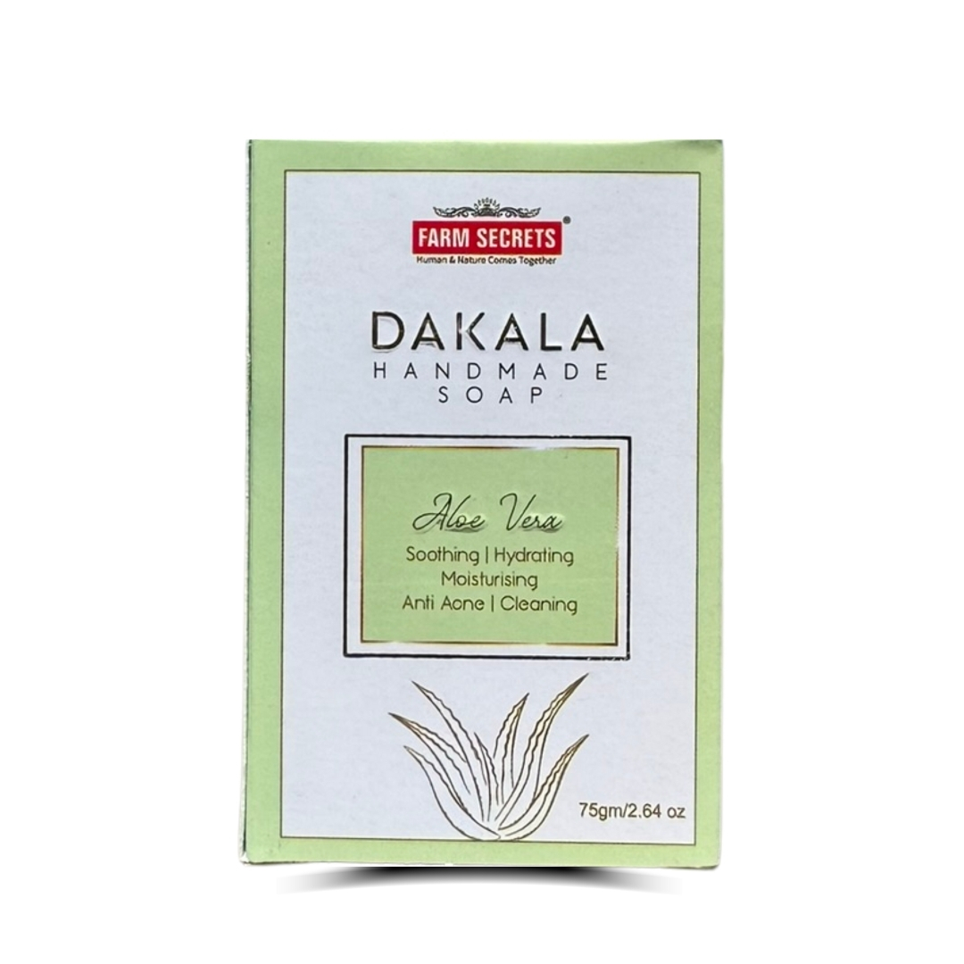 Farm Secrets Dakala Herbal Handmade Aloe Vera Soap – 75gm