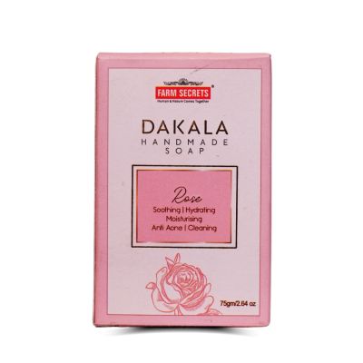 Farm Secrets Dakala Herbal Handmade Rose Soap – 75gm