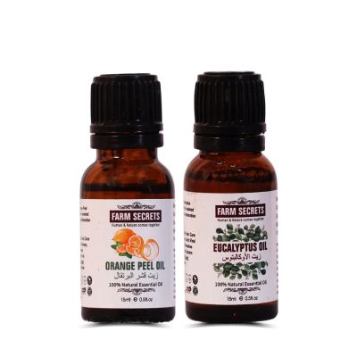 Farm Secrets Eucalyptus Oil(15ml) + Orange Peel Oil(15ml)