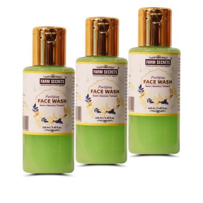 Farm Secrets Purifying Face Wash -100ml (Pack of 3)