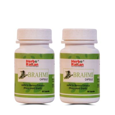Herbo Rattan Brahmi Capsule – 60 Capsules (Pack of 2)