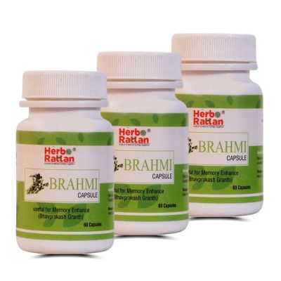 Herbo Rattan Brahmi Capsule – 60 Capsules (Pack of 3)
