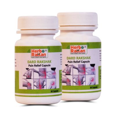 Herbo Rattan Dard Rakshak Pain Relief Capsule – 60 Capsules (Pack of 2)