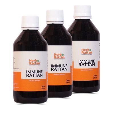 Herbo Rattan Immune Rattan Syrup – 200 ml (Pack of 3)