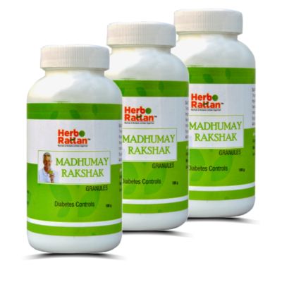 Herbo Rattan Madhumay Rakshak Granules – 100 gm (Pack of 3)