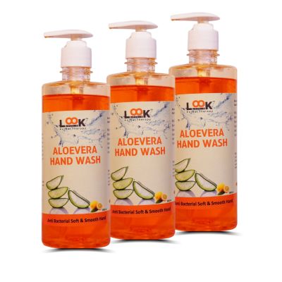 Look 18 Aloe Vera Hand Wash -500ml (Pack of 3)