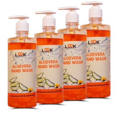 Look 18 Aloe Vera Hand Wash -500ml (Pack of 4)