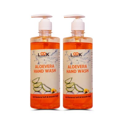 Look 18 Aloe Vera Hand Wash -500ml (Pack of 2)