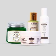 Farm Secrets AloeVera Face and Body Gel (220gm) + Body Lotion (100ml) + Purifying Face Wash (100ml) + Soothing Face Cream (100ml)