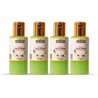 Farm Secrets Purifying Face Wash -100ml (Pack of 4)