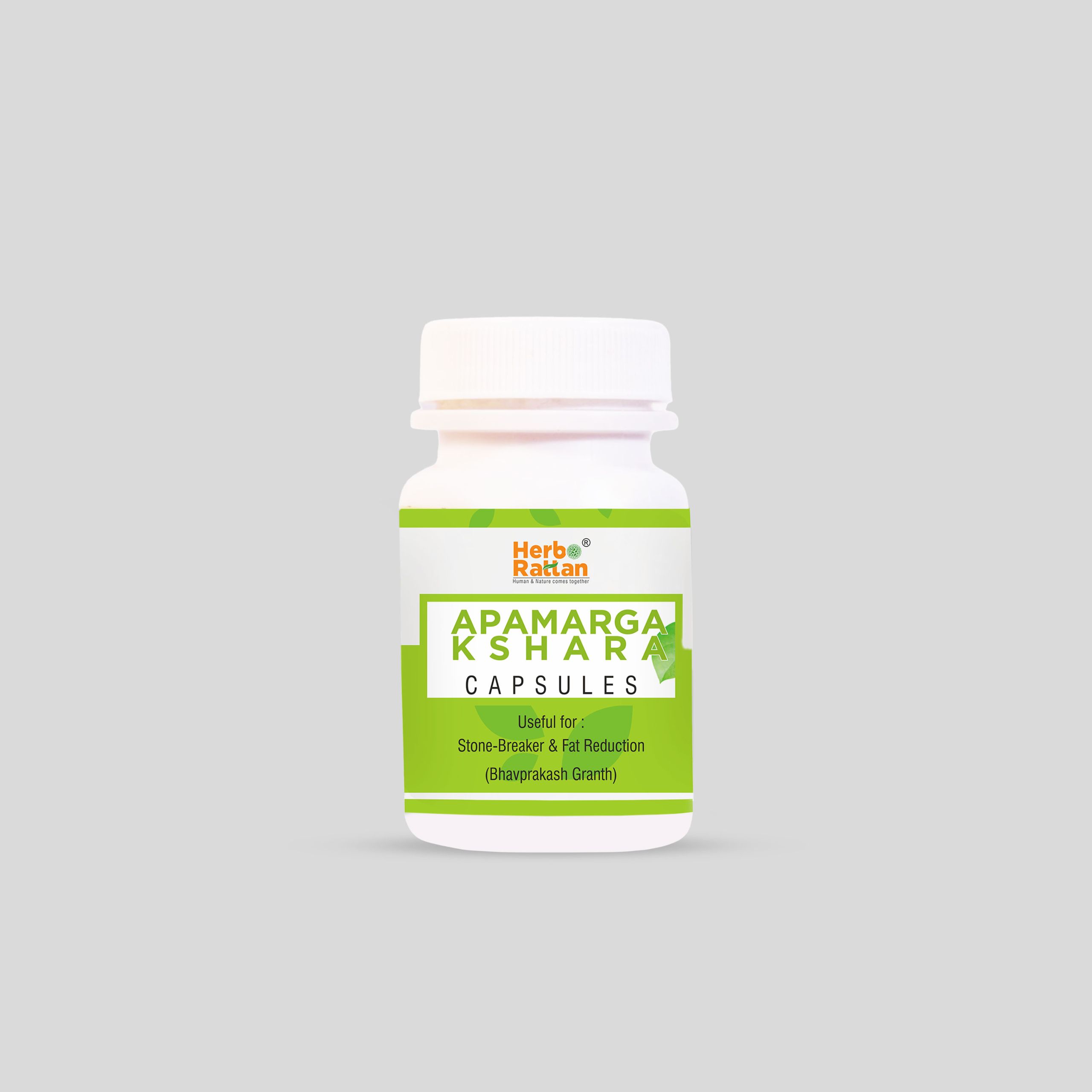 Herbo Rattan Apamarga Kshara Capsules 60 – Promotes Digestive Health and Detoxification