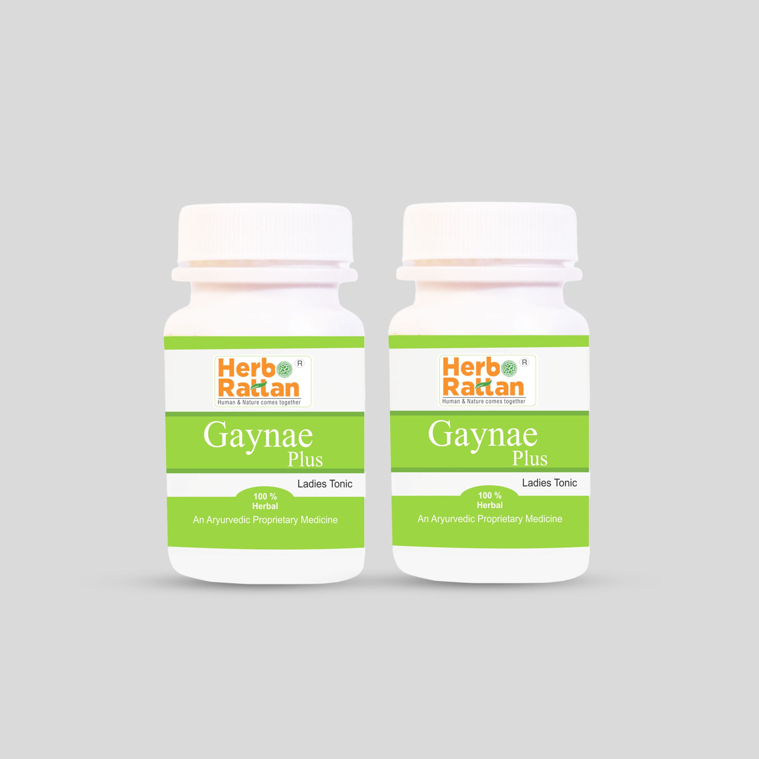 Herbo Rattan Gynae Plus Capsules 60 Count, Pack of 2 for Women's Health