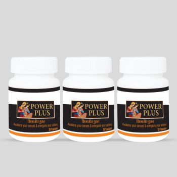 Herbo Rattan Power Plus 30 Capsules Pack of 3 for enhanced energy and stamina