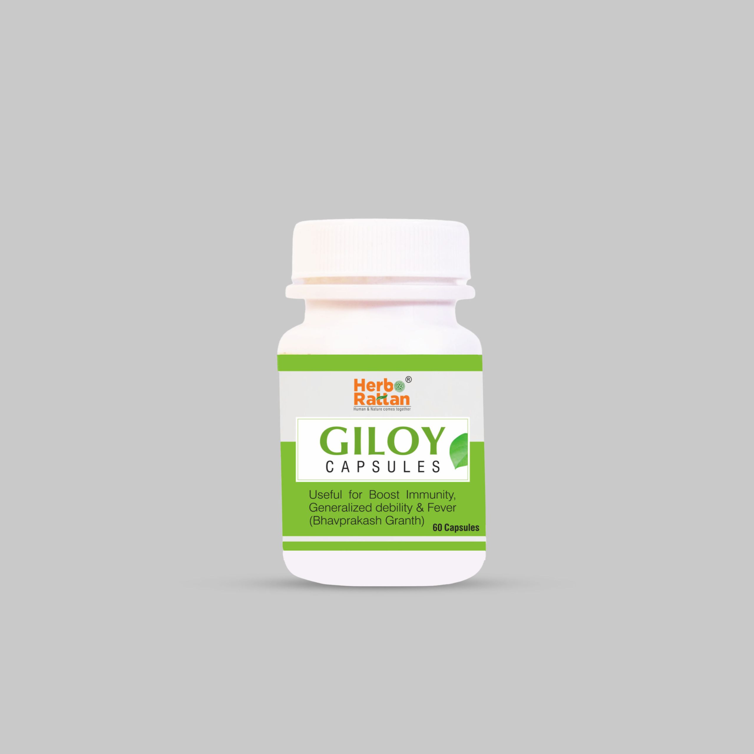 Herbo Rattan Giloy Capsules for Immunity and Vitality