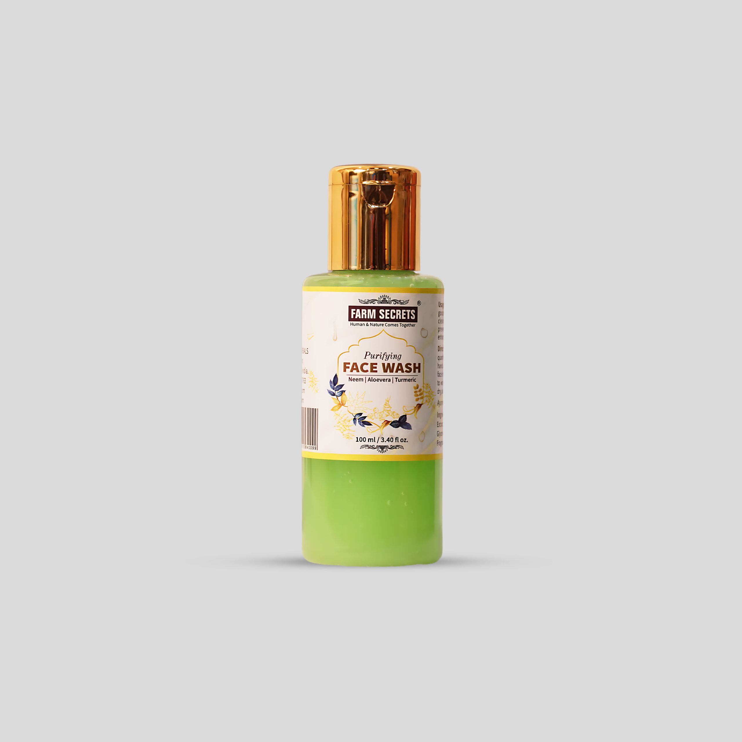 Farm Secrets Purifying Face Wash 100ml – Herbal face wash for clear and radiant skin