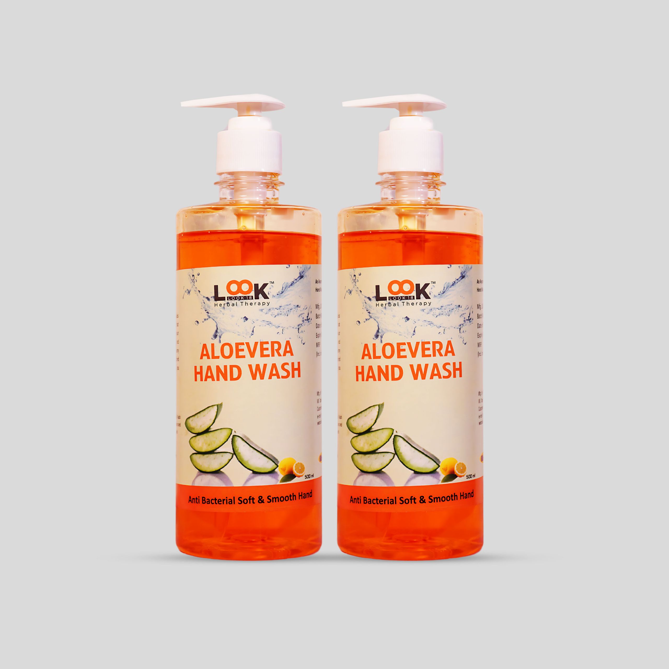 Look 18 Aloe Vera Hand Wash 500ml with Aloe Vera Extract