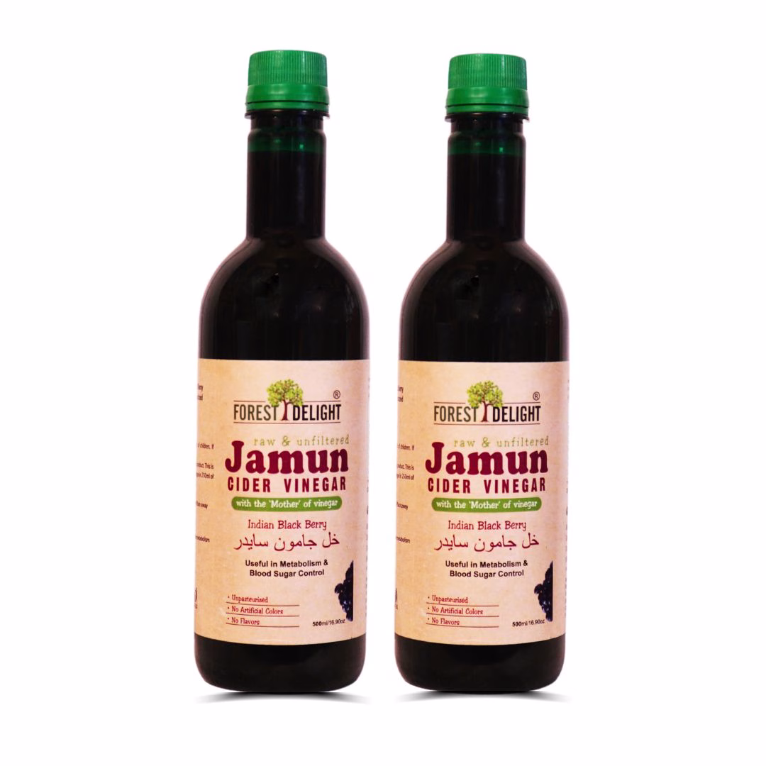 Jamun cider vinegar for blood sugar control and digestive health.