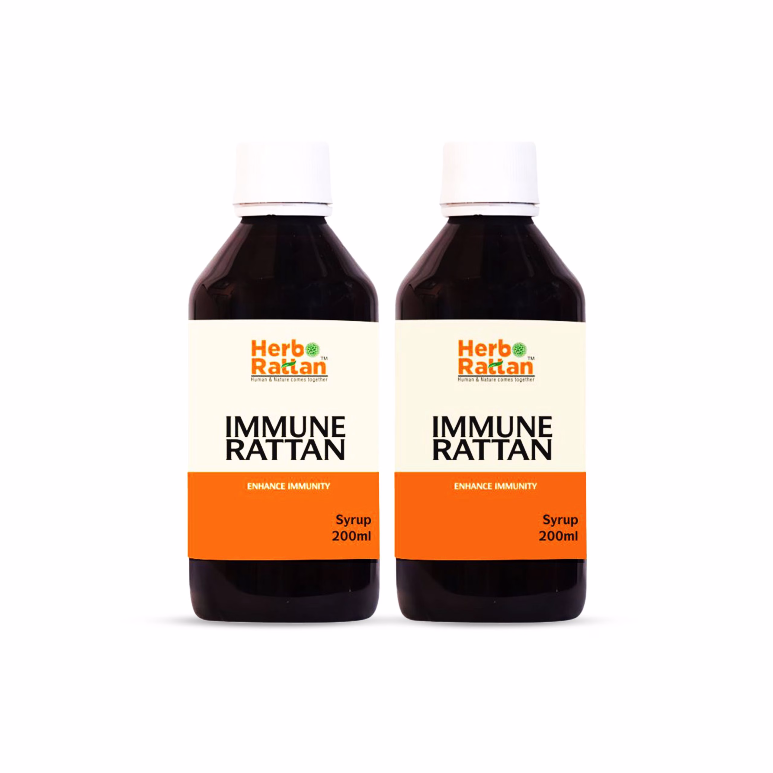 Herbo Rattan Immune Rattan Syrup 200ml Pack of 2 for Immune Health