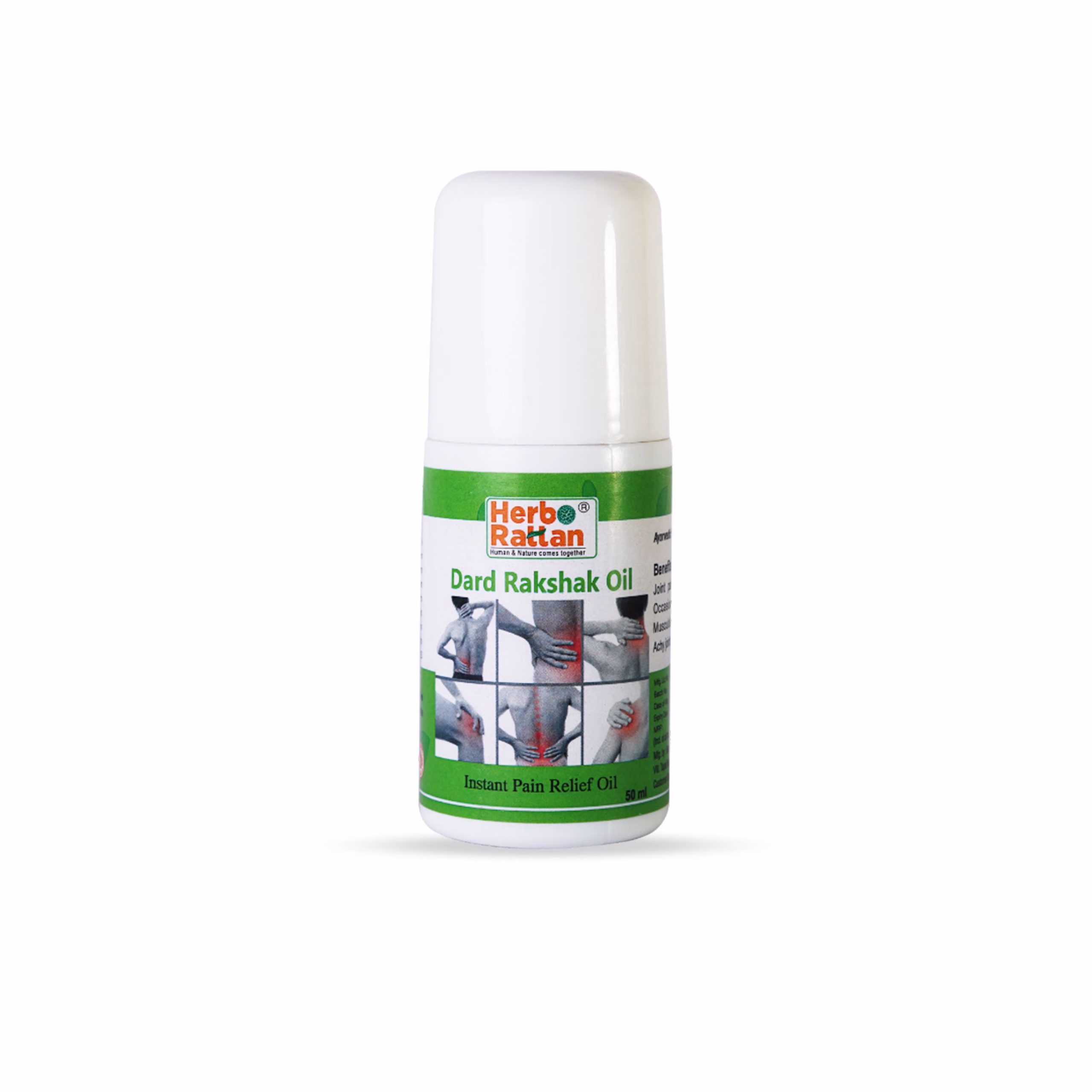 Herbo Rattan Dard Rakshak Oil 50ml for Joint and Muscle Pain Relief